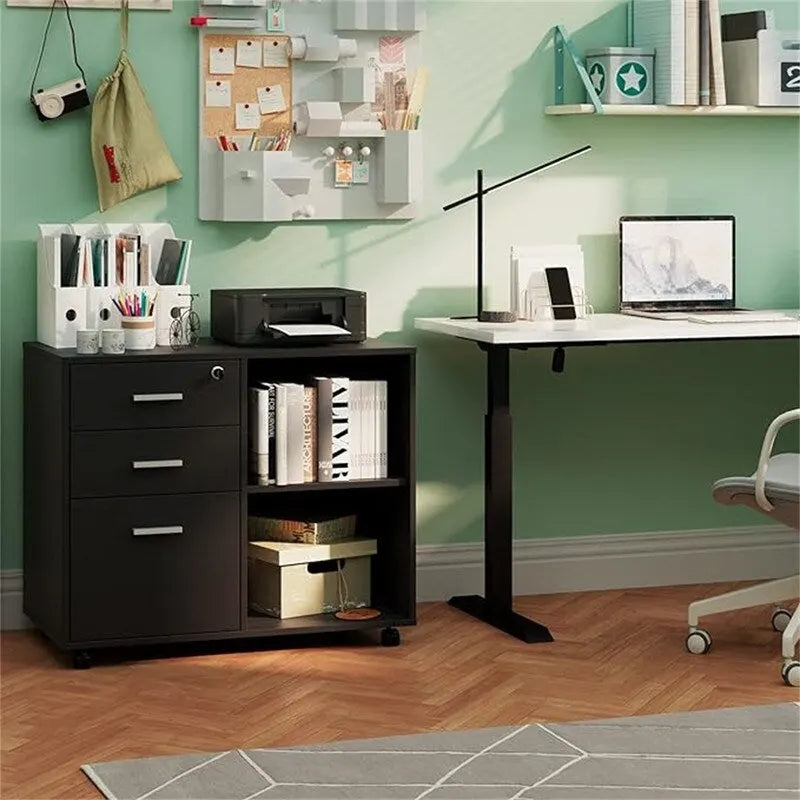 Classeur en bois - 15,75 po P x 31,69 po L x 26,29 po H