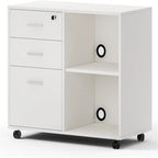 Classeur en bois - 15,75 po P x 31,69 po L x 26,29 po H