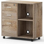 Classeur en bois - 15,75 po P x 31,69 po L x 26,29 po H