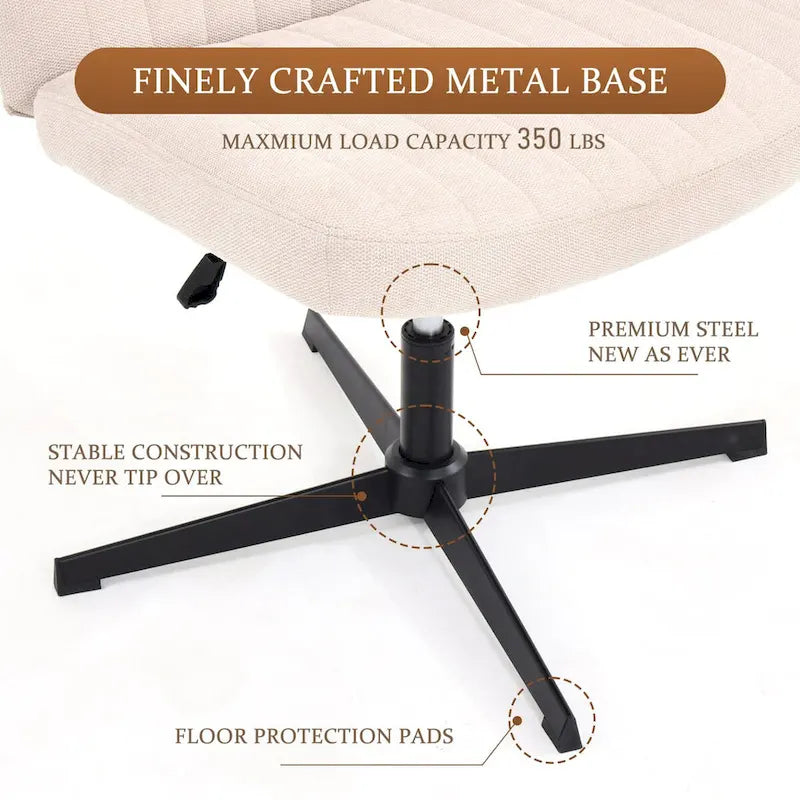 Chaise pivotante de bureau à domicile