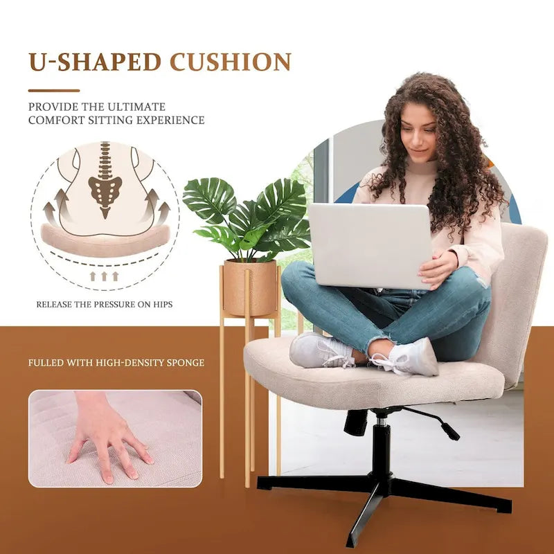 Chaise pivotante de bureau à domicile