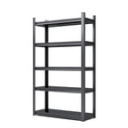 78 H 5 Tier Metal Shelves for Storage Garage Shelving 2000LBS Heavy Duty Storage Shelves Adjustable Garage Shelf