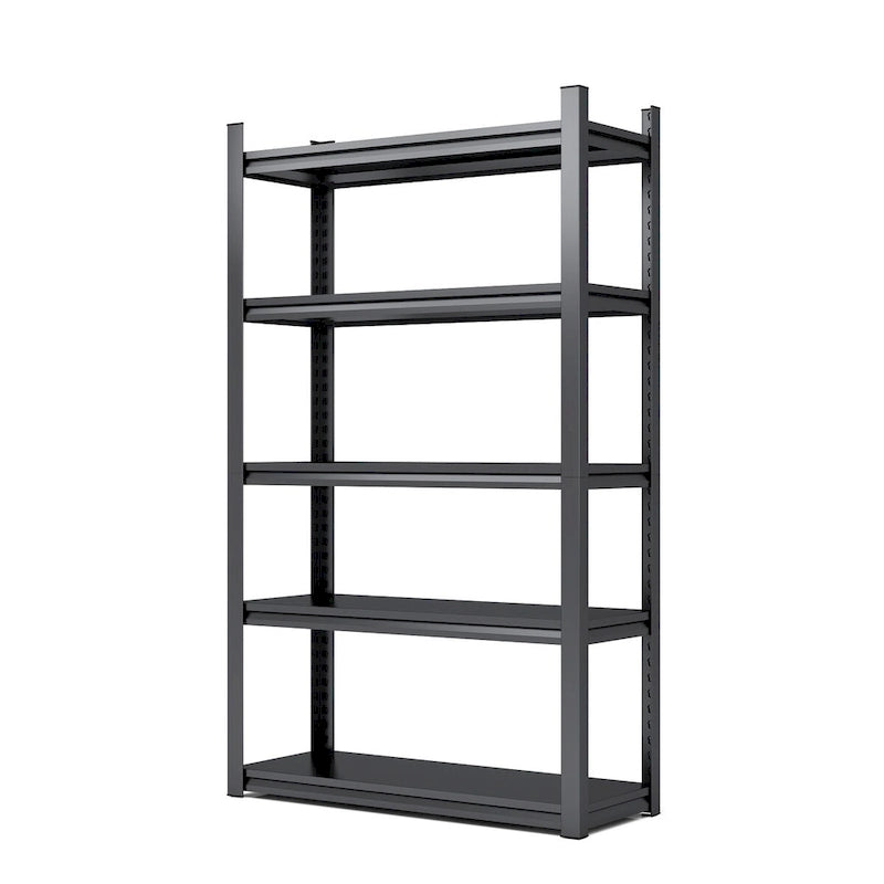 78 H 5 Tier Metal Shelves for Storage Garage Shelving 2000LBS Heavy Duty Storage Shelves Adjustable Garage Shelf