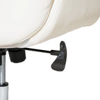 Chaise de bureau pivotante moderne Glitzhome à dossier haut réglable et à roulettes, ergonomique