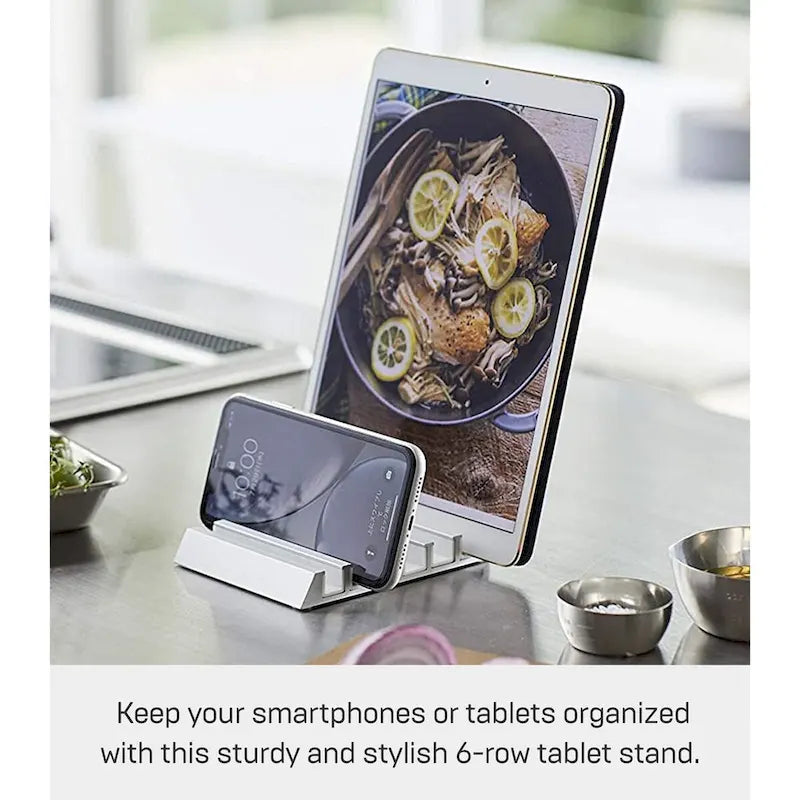 Support pour téléphone et tablette Yamazaki Home - Aluminium - L 13 x l 10 x H 1,8 cm