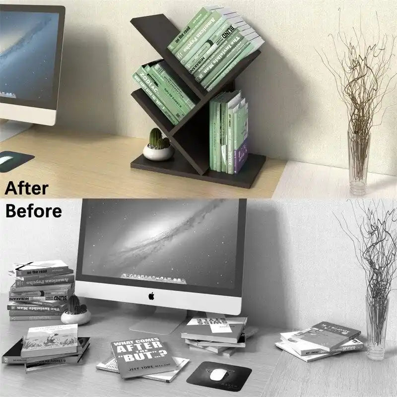 Étagère à livres en bois