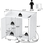 Classeurs de bureau pour bureau à domicile - 42 cm (P) x 80 cm (L) x 86 cm (H)