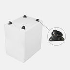 Classeur mobile métallique à 3 tiroirs ApexDesk ​​avec serrures à clé et roulettes