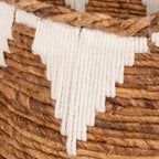 Paniers nomades Sagebrook Home Coastal Banana Leaf, ensemble de trois, finition naturelle - 14 x 14 x 10