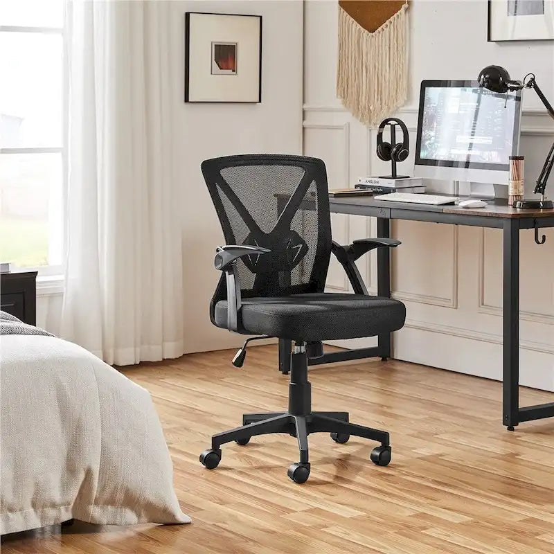 Chaise de bureau Yaheetech en maille avec accoudoirs relevables - Non disponible