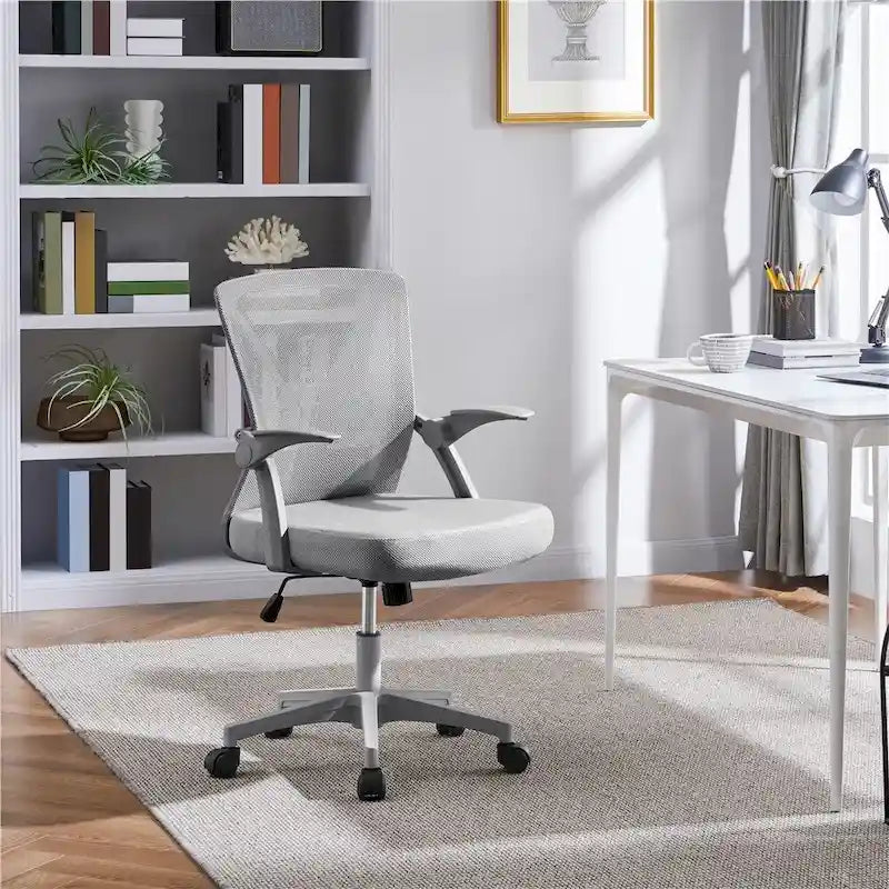 Chaise de bureau Yaheetech en maille avec accoudoirs relevables - Non disponible