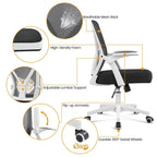 Chaise de bureau Yaheetech en maille avec accoudoirs relevables - Non disponible