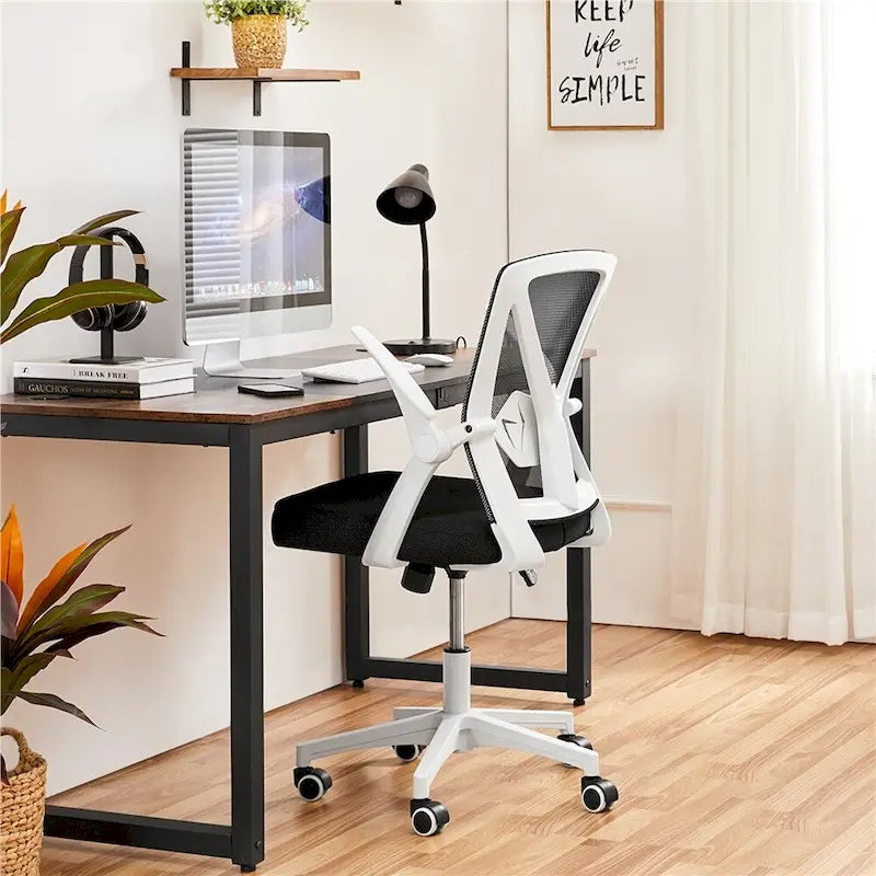 Chaise de bureau Yaheetech en maille avec accoudoirs relevables - Non disponible