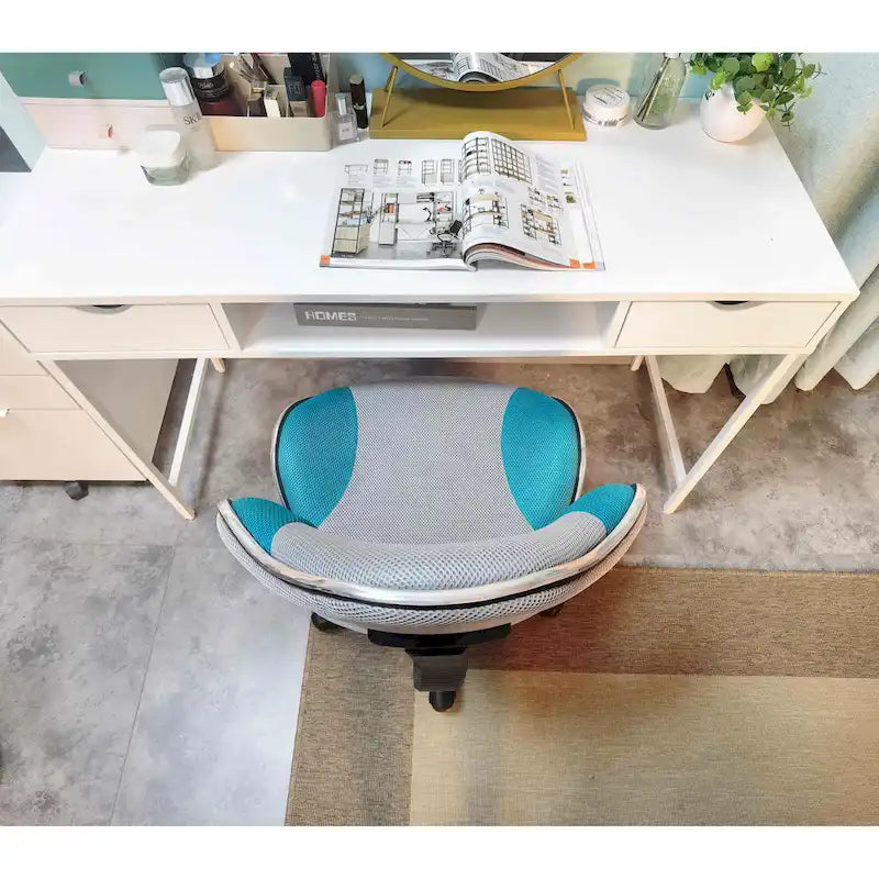 Chaise de bureau ergonomique en maille JJS avec soutien lombaire réglable