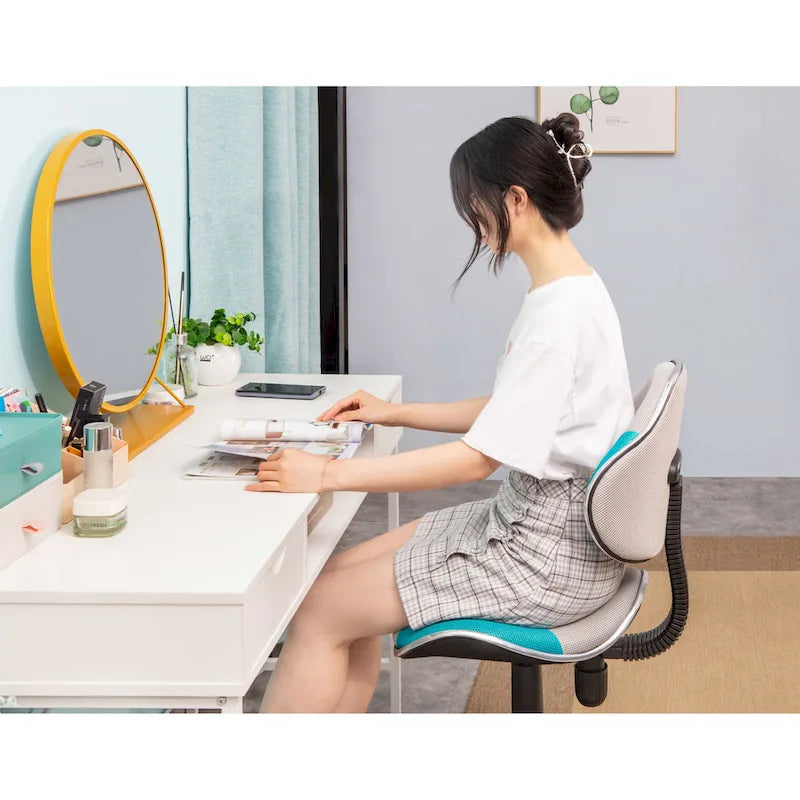 Chaise de bureau ergonomique en maille JJS avec soutien lombaire réglable