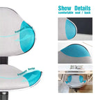 Chaise de bureau ergonomique en maille JJS avec soutien lombaire réglable