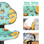 Chaise de bureau ergonomique en maille JJS avec soutien lombaire réglable