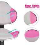 Chaise de bureau ergonomique en maille JJS avec soutien lombaire réglable