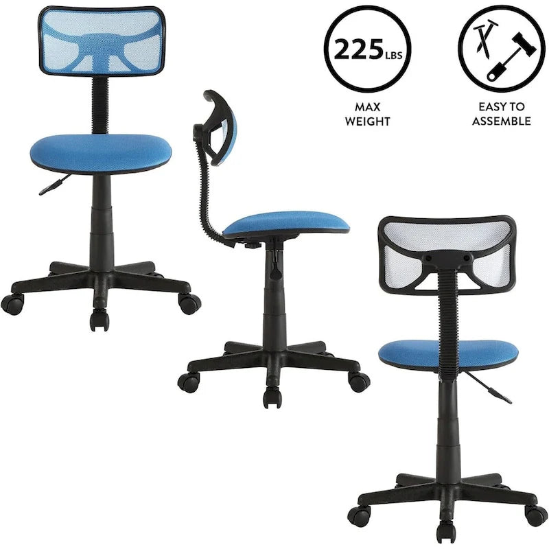 Chaise de bureau pivotante en maille style urbain