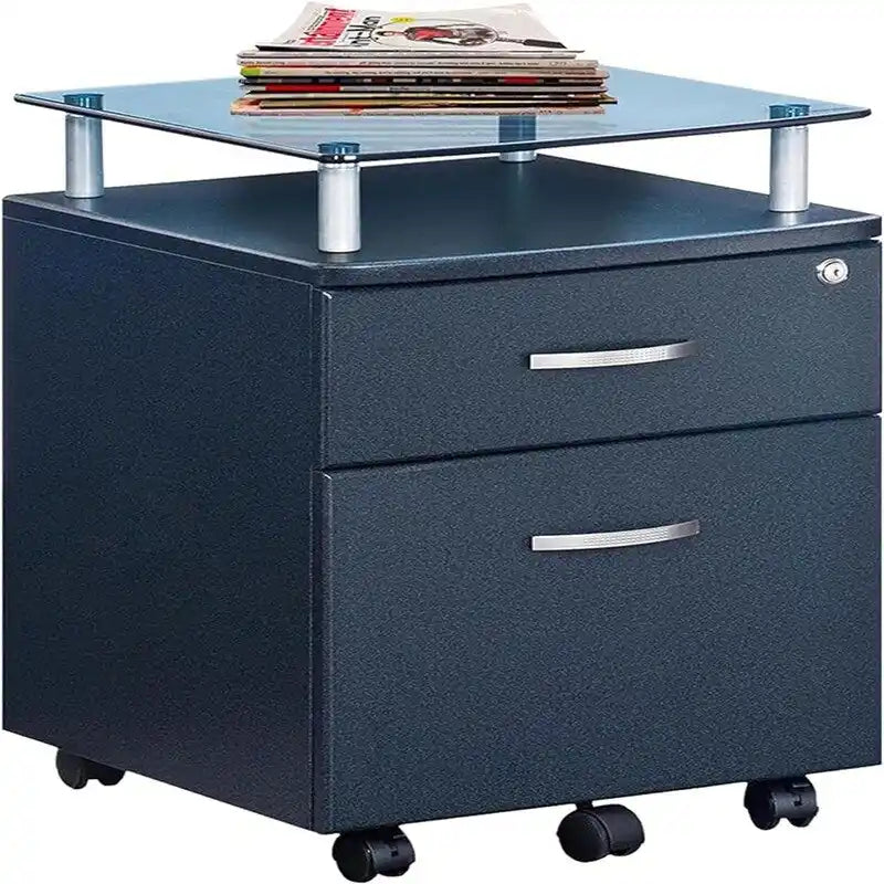 Rolling File Cabinet - 17.5 D x 15.75 W x 24 H