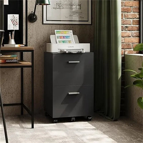 Classeur à 2 tiroirs - 15,6 cm P x 16,2 cm L x 26,4 cm H