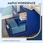 Classeur à 2 tiroirs - 15,6 cm P x 16,2 cm L x 26,4 cm H