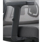 Chaise de conférence de bureau en coton avec dossier en maille, série Dale par LeisureMod