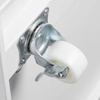 Support d'imprimante en métal avec rangement, table d'imprimante mobile pour petits espaces, avec porte, étagère réglable, classeur sur roulettes