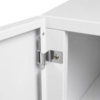 Support d'imprimante en métal avec rangement, table d'imprimante mobile pour petits espaces, avec porte, étagère réglable, classeur sur roulettes