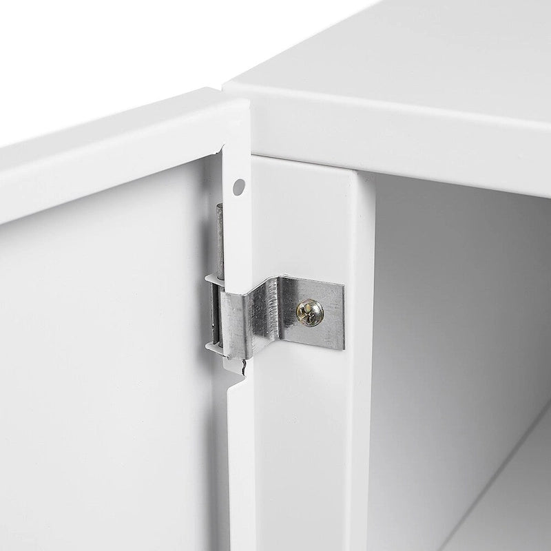 Support d'imprimante en métal avec rangement, table d'imprimante mobile pour petits espaces, avec porte, étagère réglable, classeur sur roulettes