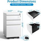 Classeur mobile à 3 tiroirs