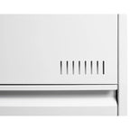 Classeur latéral à 3 tiroirs, classeur métallique verrouillable à trois tiroirs, classeur de bureau avec tiroirs verrouillables