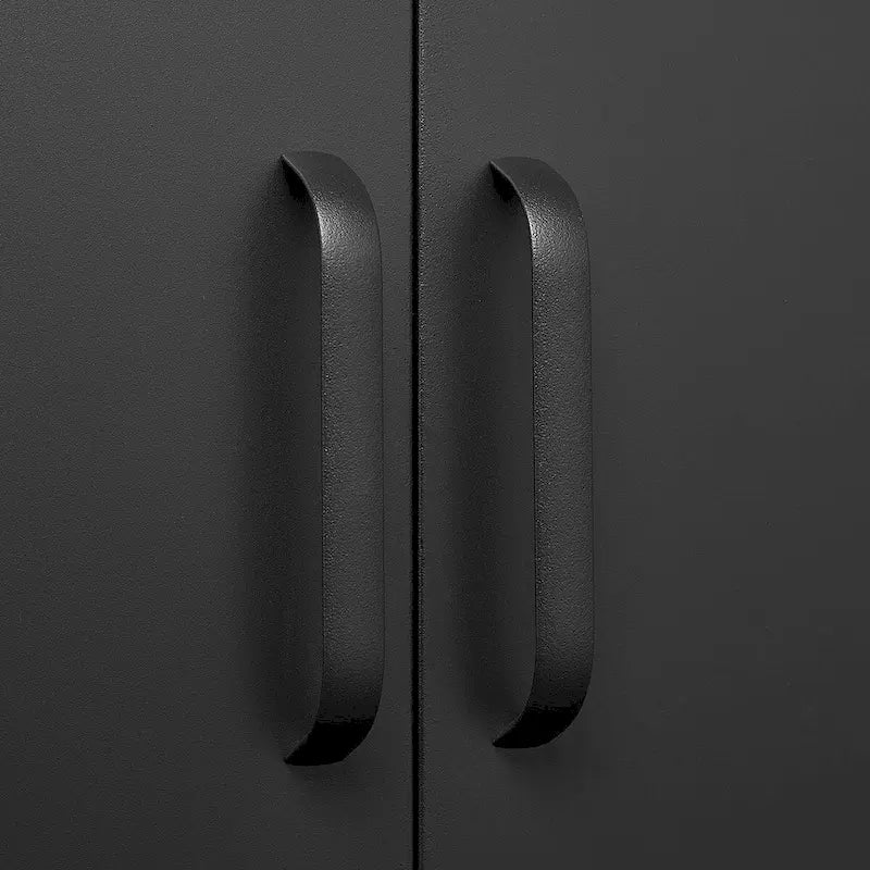 Armoire de rangement à 2 portes, armoire à outils de garage, classeur de bureau avec 2 cloisons amovibles