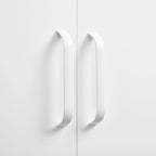 Armoire de rangement à 2 portes, armoire à outils de garage, classeur de bureau avec 2 cloisons amovibles