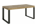 Table ¨¤ mangeoire extensible Vertchez-Couleur Marron-Support 4 pieds-5 rallonges fines-Largeur extensible 160 ¨¤ 420cm