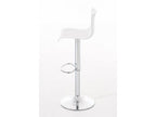 Tabouret de bar - Plastique - Blanc - Vertchez