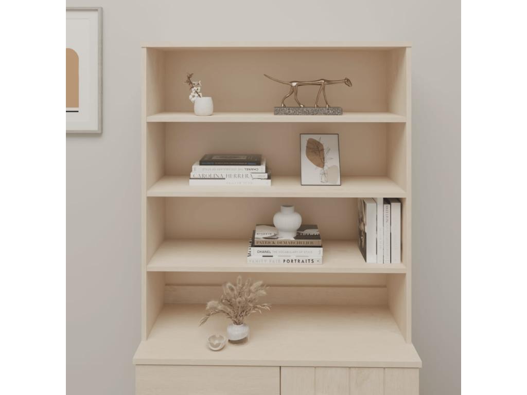 Dessus de buffet Meublita Marron miel 90x30x100 cm Bois de pin