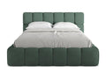Lit coffre en tissu chenille 140x200 - vert - Vertchez