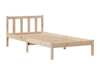 Lit biblioth¨¨que sans matelas 90x190 cm bois de pin massif